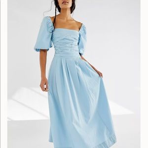 Free people midi res dress! Worn only once!!!